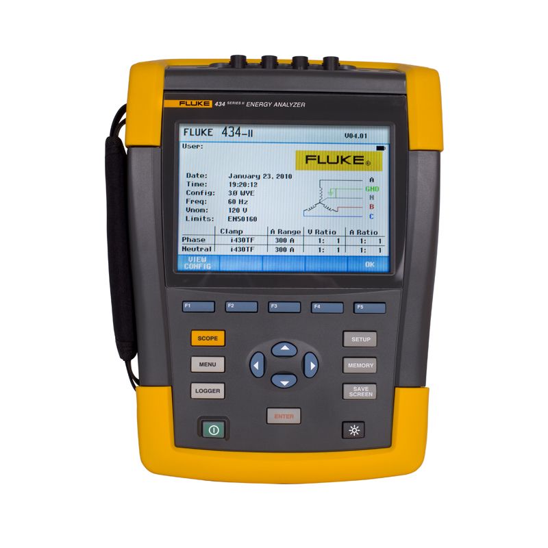 Анализатор качества электроэнергии Fluke 434 II/Basic