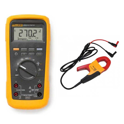 Комплект мультиметр Fluke 27-II с токовыми клещами Fluke i400